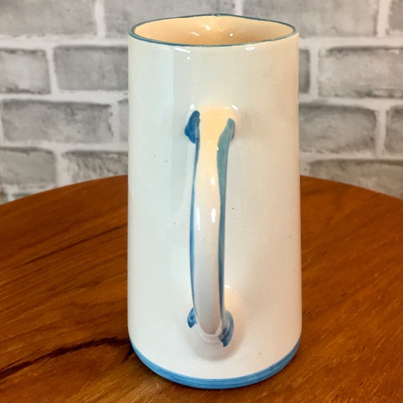 Vintage Handmade Mexican Ceramic Pitcher - Picture 10 of 13